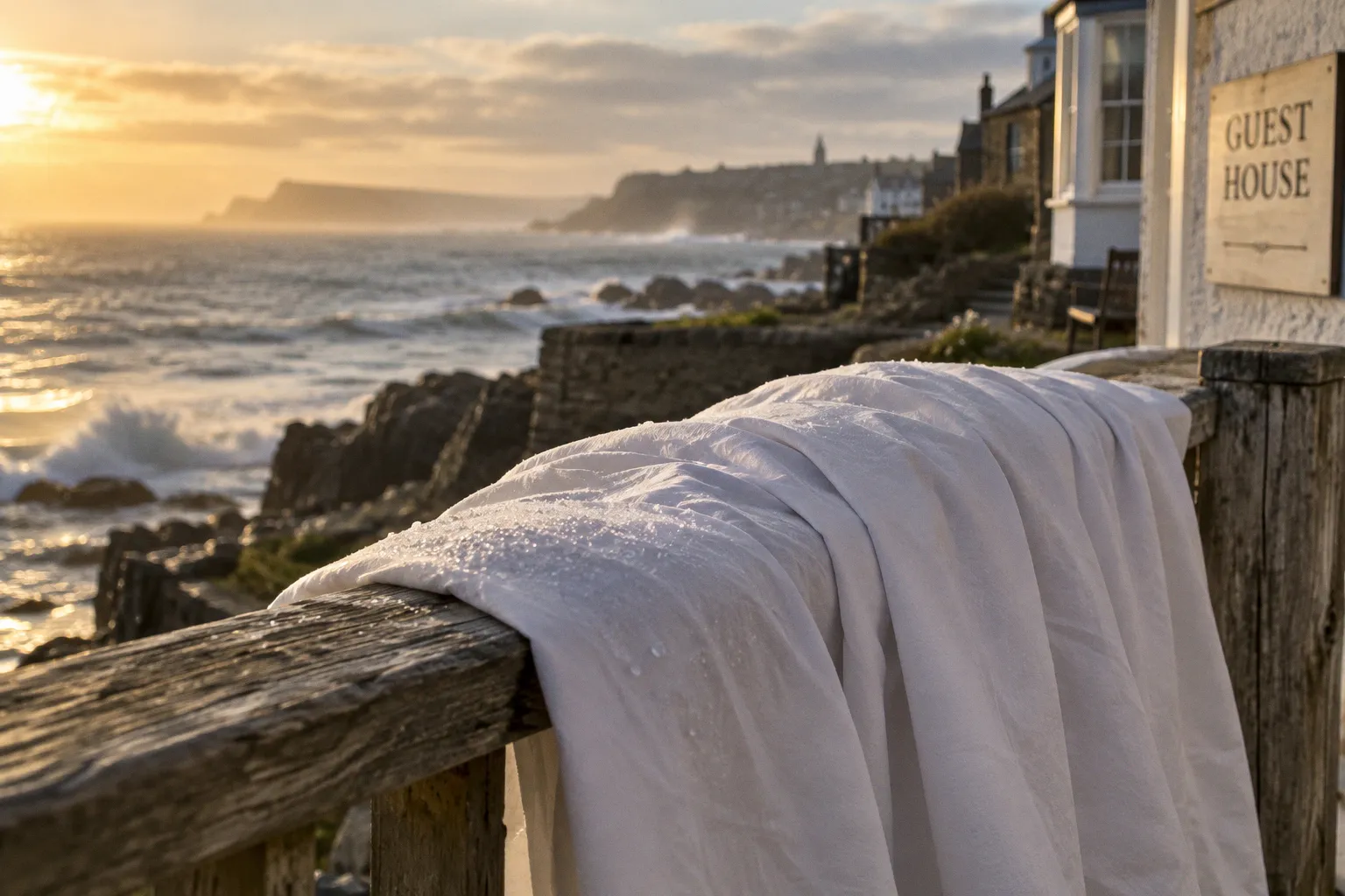 Coastal guest house linens: the hidden battle against salt air