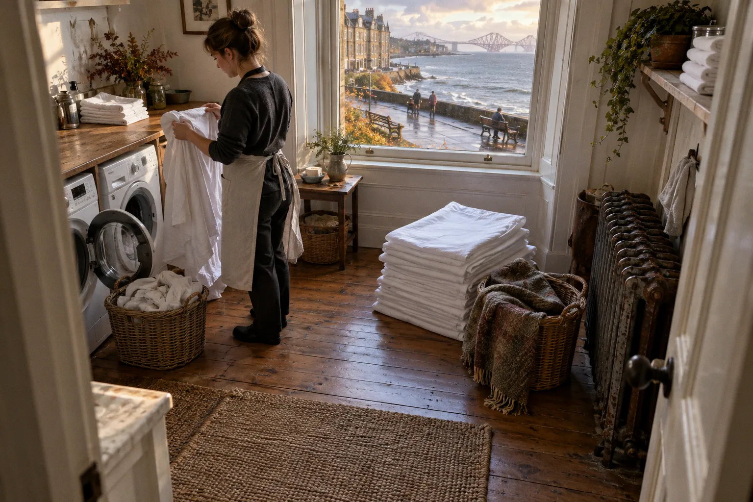 Linen management in salt air: the hidden cost of coastal crispness