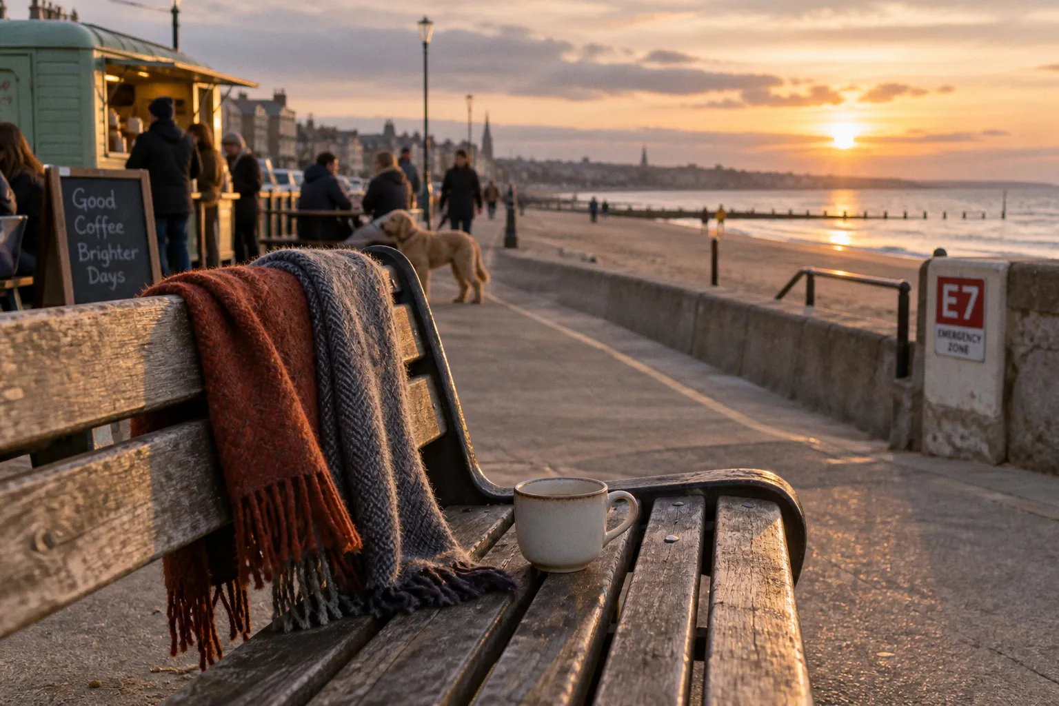 Portobello promenade cafes: lessons in local coastal etiquette