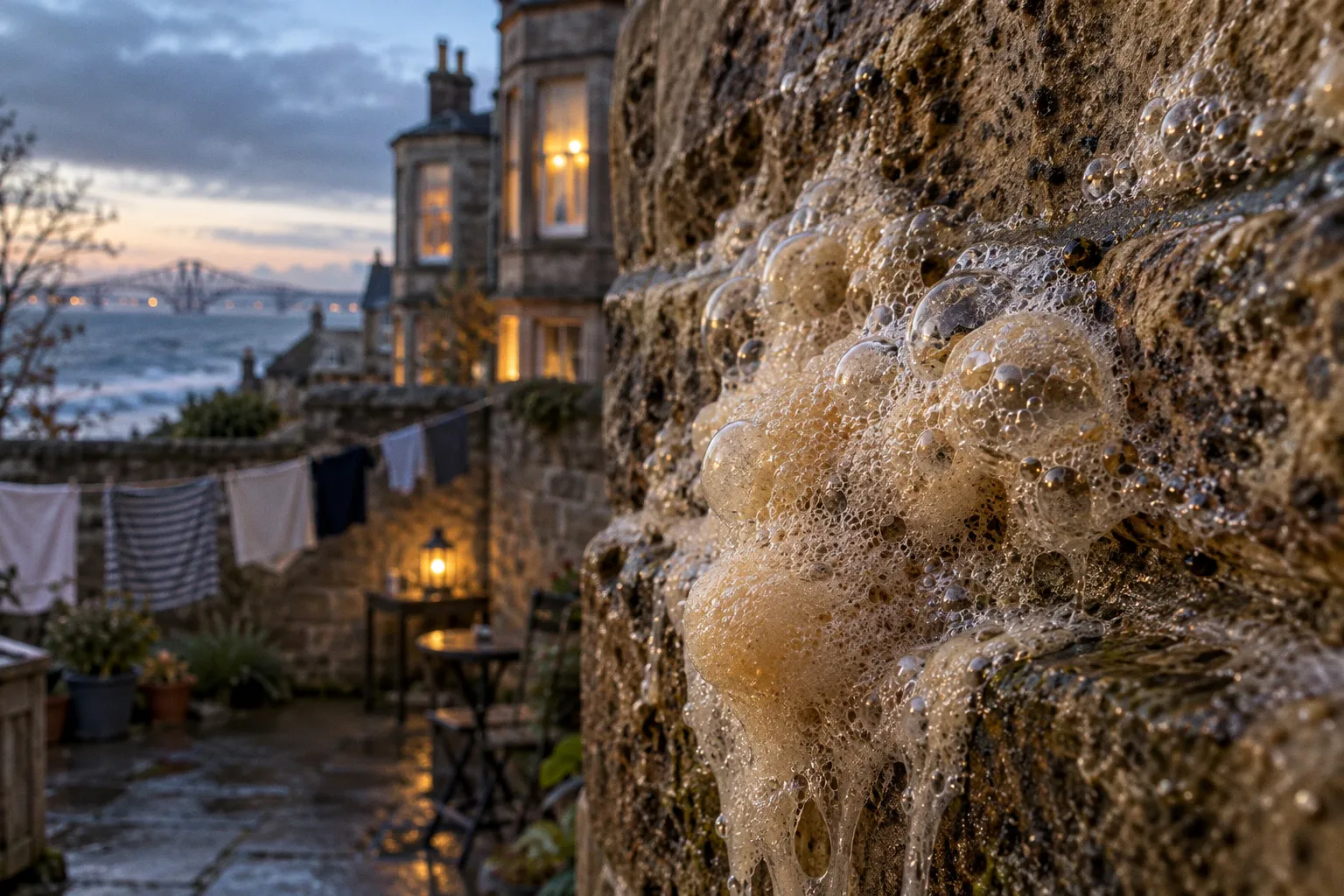 Sea foam on Portobello beach: why the shoreline bubbles