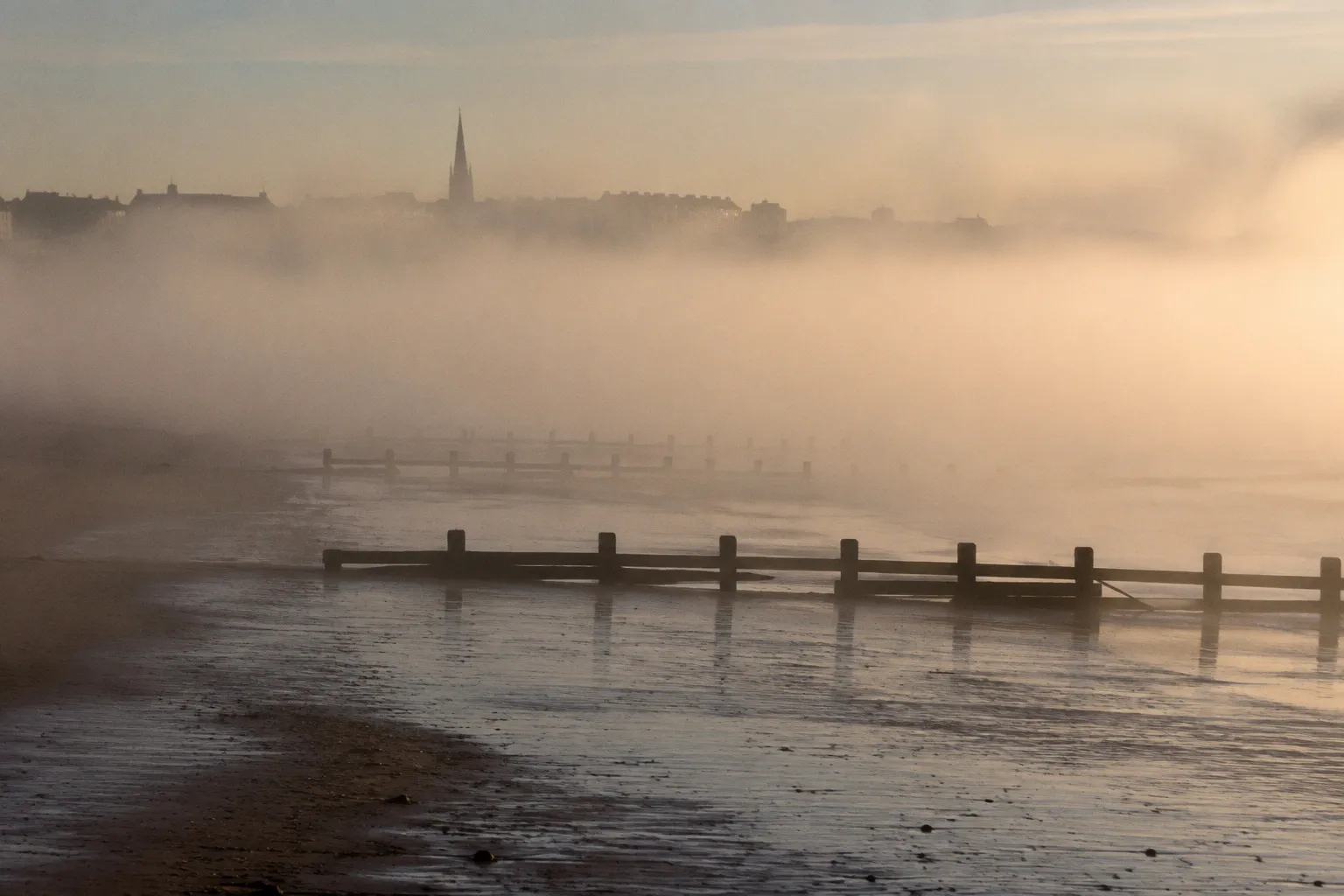 Why Coastal Haar Settles Along Portobello Beach